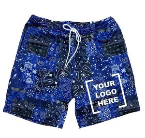 Shorts de bain et de surf personnalisables en gros, séchage rapide, antibactériens, écologiques, imperméables, avec cordon de serrage, pour hommes, vêtements de plage - Product Image 6