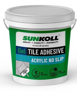Adhesivo en gel Sunkoll para azulejos, flexible, impermeable, polímero modificado, para azulejos de porcelana y cerámica, adhesivo para pisos y paredes, mortero de alta resistencia. - Product Image 3