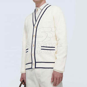 Cardigan pour homme en tricot doux à manches longues, vêtement décontracté pour tous les jours, vêtements d'hiver pour homme - Product Image 5