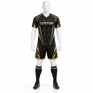 Maillots de football personnalisés pour hommes, respirants, à séchage rapide, à manches courtes, avec logo imprimé par sublimation, pour club et équipe, nouveauté - Product Image 4