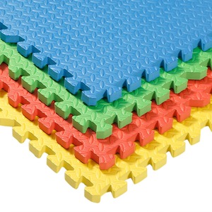 Blue <b>EVA</b> Gym <b>Mat</b> Non-Slip Interlocking Floor Tiles for Indoor Exercise and Training Use Unisex - Product Image 5