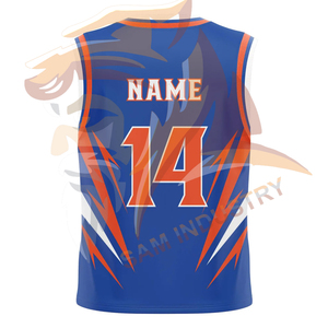 Hot Selling Breathable Basketball Jerseys Men's Sleeveless Training Wear Basketball Jersey with Customizable Options - Product Image 6