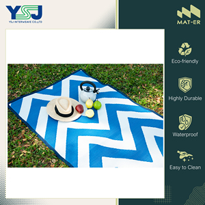 Made in Thailand Top Quality Hot Selling Corrosion Resistant Outdoor Carpets Round 100% Polypropylene PP <b>Roll</b> <b>Mat</b> for Picnic Use - Product Image 4