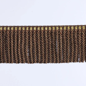 Premium Quality Gold Mylar Braid French <b>Wire</b> <b>Ribbon</b> Twisted Fringe Custom Made Eco-Friendly Embroidered Tassel Shoes Trim Alpha - Product Image 2