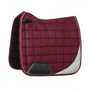 Equestrian Products High Quality Horsing Foam Satin Saddle Colourful <b>Crochet</b> Ear Bonnet Horse Polo Wraps Glitter Saddle Pads <b>Set</b> - Product Image 2