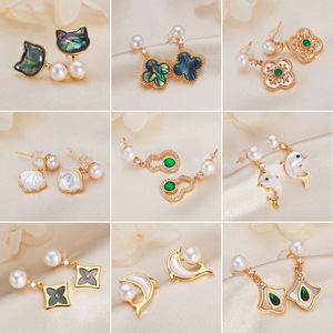 Pendientes de Perlas de Agua Dulce al por Mayor de Zhuji, Aguja de Plata S925, Estilo Beimu, Regalo de Alta Gama para Mejores Amigas, Diseño Elegante de Arete - Product Image 3