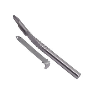 Grattoir à os manuel en acier inoxydable, instrument dentaire de précision, outil chirurgical pour la collecte de greffes osseuses - Product Image 1