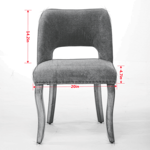 Set di 2 Sedie da Pranzo in Legno Stile Moderno Farmhouse con Cuscini in Schiuma - Product Image 5