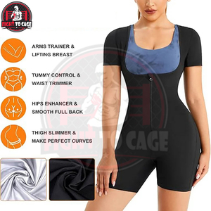 Combinaison amincissante intégrale pour femme, gaine de sudation 3-en-1 pour l'entraînement et la réduction de la graisse abdominale - Product Image 5