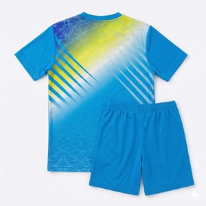 <b>Badminton</b> Uniform Manufacturer Wholesale Custom Sports Wear Set with Logo Printing for Training Academies Schools and Clubs - Product Image 2