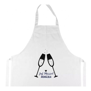 2024 cuisson la plus abordable est faite d'amour comestible coton lin cuisine unisexe dîner cuisine bavoir chasuble nettoyage tabliers - Product Image 5