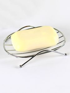 Elegant Metal Soap Dish With Self <b>Draining</b> Design For <b>Bathroom</b> Countertop Shower Area And Kitchen Use - Product Image 2