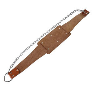 Adjustable Gym Training Waist Support Leather Dipping <b>Belts</b> High Quality Customized Leather Dipping <b>Belt</b> - Product Image 2