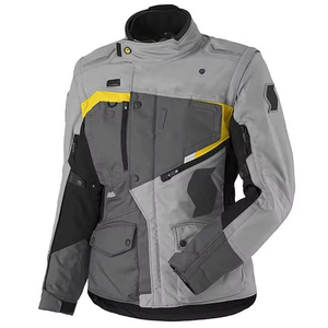 Conjunto de Chaqueta y Pantalones de Motociclismo OEM Personalizados - Traje Protector para Turismo, 100% Poliéster, Gris/Negro, Talla XL, Todas las Temporadas - Product Image 5