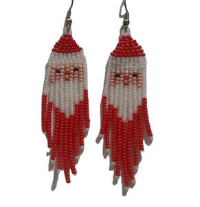 Joyería DE BODA hecha a mano bordada a mano pendientes de cuentas de moda hermoso diseño bordado de hilo de seda de la India - Product Image 4