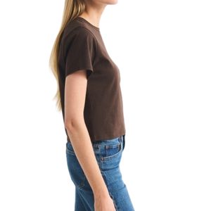 T-shirt court personnalisé pour femme, manches courtes, col rond, en coton, coupe classique, décontracté, pour l'été, imprimé éco-responsable, fournisseur OEM ODM - Product Image 4