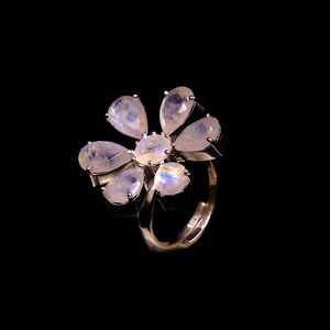 Wedding Wear 925 Sterling Silver Blue Topaz <b>Labradorite</b> Gemstone Silver Plated Jewelry Women Wear Classic <b>Ring</b> - Product Image 4