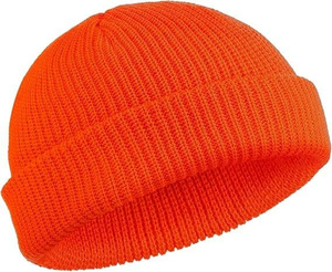 Low MOQ Custom Beanie Manufacturers All Over Print Jacquard Y2K Gothic No Cuff Fold Cuffless <b>Winter</b> Skull <b>Cap</b> Knit Hat with Logo - Product Image 4
