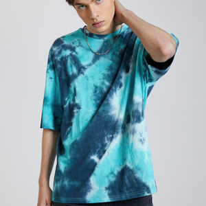 OEM Supply Casual Wear Wholesale Rate Breathable Hot Selling Customized Color <b>Tie</b> Dye Unisex Summer <b>Tie</b>-dye Shirts For Men - Product Image 4