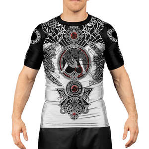 Rashguards Personalizados por Sublimación para Hombre y Mujer, Diseño de Rashguard de Manga Corta para MMA - Product Image 2