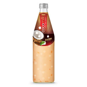 485ml RITA <b>Coconut</b> Milk Beverage with Nata De Coco Coffee Flavor OEM ODM Vietnam Drink Manufacturer Supplier High Quality - Product Image 1