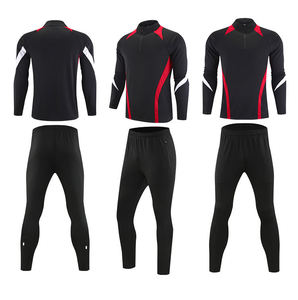 Edoor Wears Men's Polyester/Cotton Streetwear Tracksuit Quick Dry Lightweight Jogging Suit Gym Sportswear Training Set OEM - Product Image 1