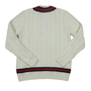 Power Abaan Sports Men's Anti-Wrinkle <b>Thick</b> V-Neck Cricket <b>Cardigan</b> Sweater Wool/Nylon Winter Solid Color Wholesale - Product Image 2