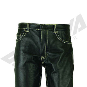 กางเกงหนัง SALVA LEATHER ดีไซน์ใหม่มาแรง ปรับขนาดได้ กันน้ำ สำหรับผู้ชาย สวมใส่สบายในฤดูหนาว น้ำหนักเบา ติดกระดุม - Product Image 6