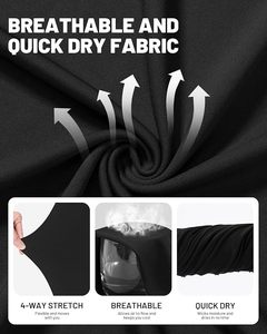 Polo noir pour homme en gros, imprimé numérique respirant, coupe ajustée, manches courtes, mode affaires, anti-boulochage, tricoté - Product Image 4