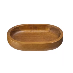 Support de Savon Ovale en Bois d'Acacia Naturel Écologique, Organisateur de Salle de Bain Rustique, Plateau de Douche Fabriqué au Vietnam (Vente en Gros) - Product Image 3