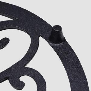 Trivets ronds modernes en fonte de fer faits à la main, écologiques pour la maison, le bureau, la chambre et la salle de bain - Product Image 6