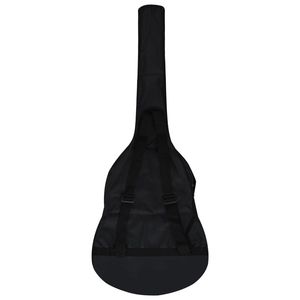 Borsa per chitarra classica in 4/4 nera 39.4 "x 14.6" dimensioni per la memorizzazione di strumenti musicali - Product Image 3