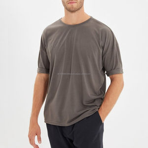 Camisetas de hombre al por mayor de alta calidad, tela de algodón transpirable, algodón personalizado 100% algodón, camiseta para hombre, corte holgado estampado - Product Image 4