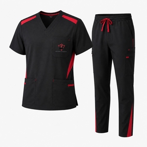 Unisex Scrub Suit Healthcare Workwear Set Made With Breathable Fabric Comfortable Fit Functional Pockets And Durable - Product Image 1