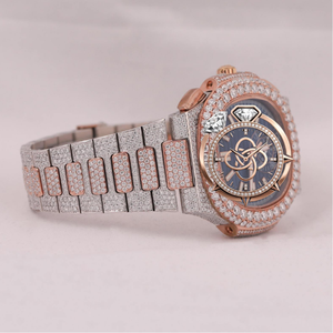 Reloj de Pulsera para Hombre con Diamantes de Moissanita al por Mayor, Totalmente Engastado con Piedras VVS - Product Image 2