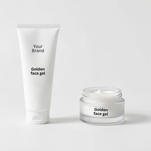 Gel facial dorado ODM/OEM para reafirmar y levantar la piel, crema facial hidratante de marca privada a precio de mayoreo - Product Image 3