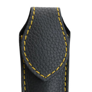 กระเป๋าหนังสั่งทำพิเศษสำหรับกรรไกรตัดผมและคีมขนาดใหญ่ |   เคสหนังวัวแท้ |   กล่องใส่ของขนาดกะทัดรัด 9 x 3.5 x 1 ซม. - Product Image 2