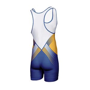 Nouveauté : Singlet de lutte pour hommes, matière extensible légère, design personnalisé, coupe athlétique, vêtements de lutte pour l'entraînement en salle de sport - Product Image 3