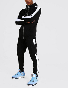 Hot Sale Premium Quality Winter Solid Men <b>Tracksuit</b> 100% Cotton Eco-Friendly Lightweight Wholesale - Product Image 2