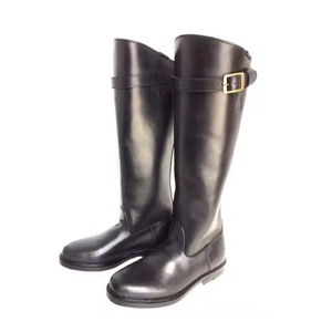 Botas de Equitación Ajustables para Hombre en Oferta |   Botas Ecuestres de Cuero Premium |   Botas de Montar con Logotipo Personalizado, Duraderas, Calidad de Exportación - Product Image 2
