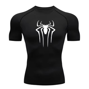 T-shirt de compression à manches longues pour homme, en spandex/polyester, séchage rapide, respirant, vêtements de sport écologiques OEM - Product Image 2