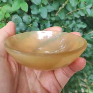 Assiette à dessert en corne naturelle polie, faite à la main, ronde, design moderne, écologique, durable, décorative, pour les fêtes - Product Image 1
