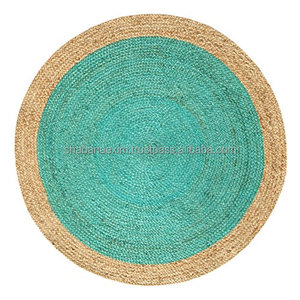 Luxe Boho Jute fait main zone tapis de sol intérieur et extérieur décor à la maison lavable coureur pour la prière de l'Inde - Product Image 3