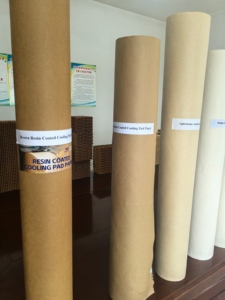 Cuộn giấy nền làm mát phủ nhựa hai mặt chất lượng cao màu nâu khổ lớn dùng cho hệ thống làm mát chăn nuôi và nhà kính - Product Image 2