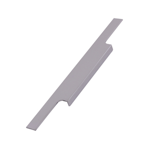Poignée de profil de placard moderne en aluminium, poignée dissimulée à bordure, finitions céramique or, noir, blanc, gris, poignée minimaliste pour armoire haute - Product Image 3