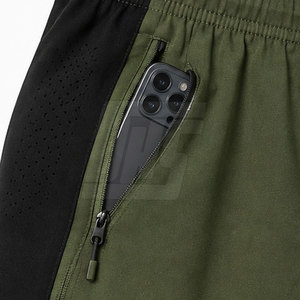 Shorts décontractés d'été pour hommes, en coton léger, coupe ample, taille à cordon, bas de tenue streetwear pour le quotidien, vêtements en gros - Product Image 5