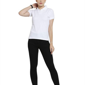 Camisetas tipo polo para mujer de textura suave, cómodas para el uso diario, de corte ajustado y estilo moderno. - Product Image 2