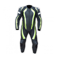 Nouvel ensemble veste et pantalon de moto 2026 – Tenue de motard en cuir véritable couleurs unies – Fabriqué au Pakistan