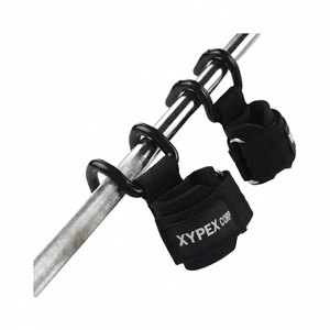 Sangles de poignet épaisses en néoprène antidérapantes et anti-déchirure pour soulevés de terre, tractions, rames et shrugs – Personnalisables et robustes - Product Image 4