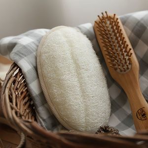 Natural Loofah Shower Sponge for Deep Exfoliating Body Care Biodegradable Bath Sponge Eco-Friendly Wholesale Manufacturer - Product Image 5